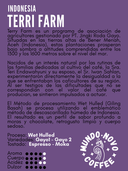 INDONESIA TERRI FARM